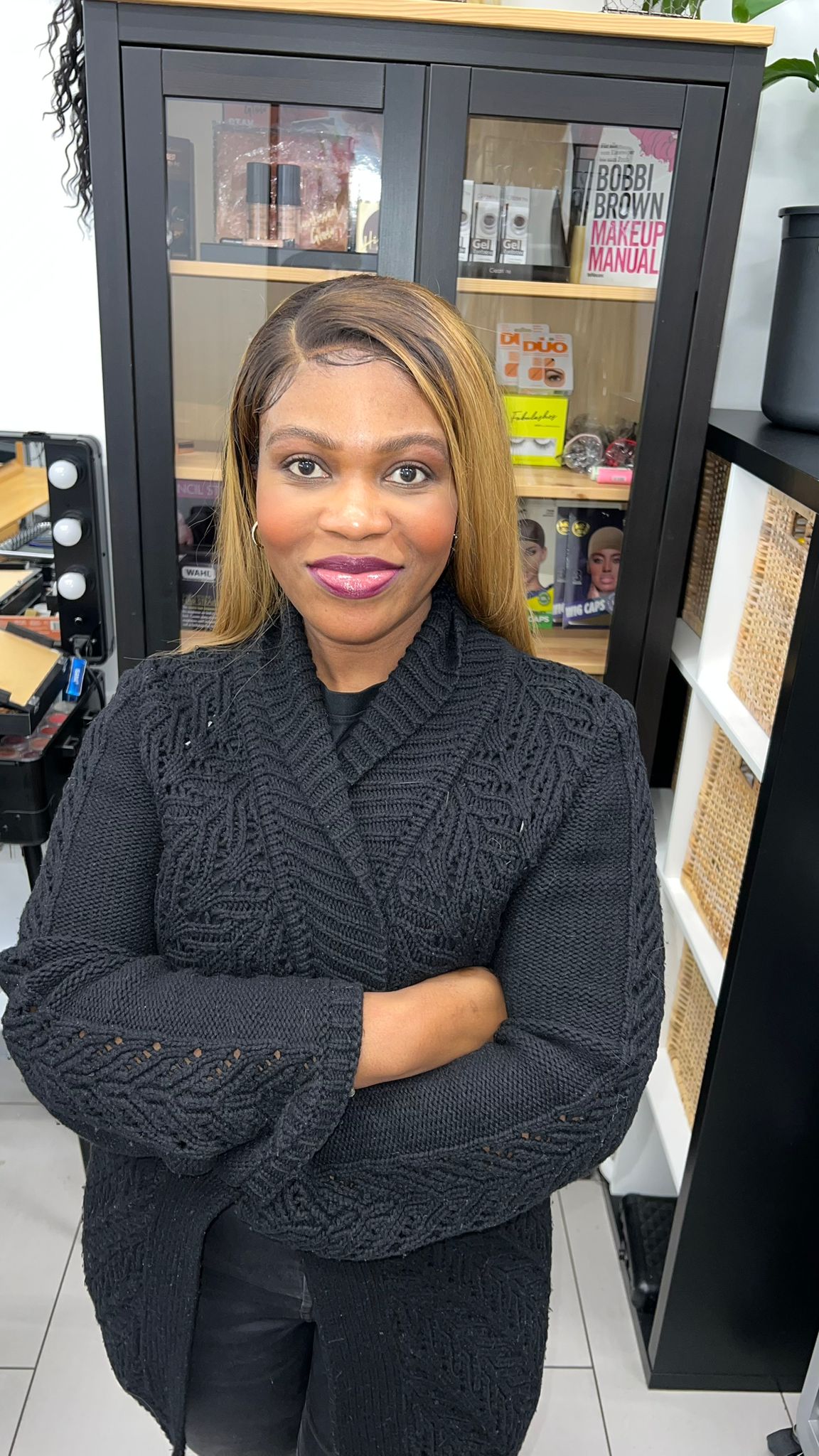 Emilia Appiah, owner of Emi @ Addis Friseursalon